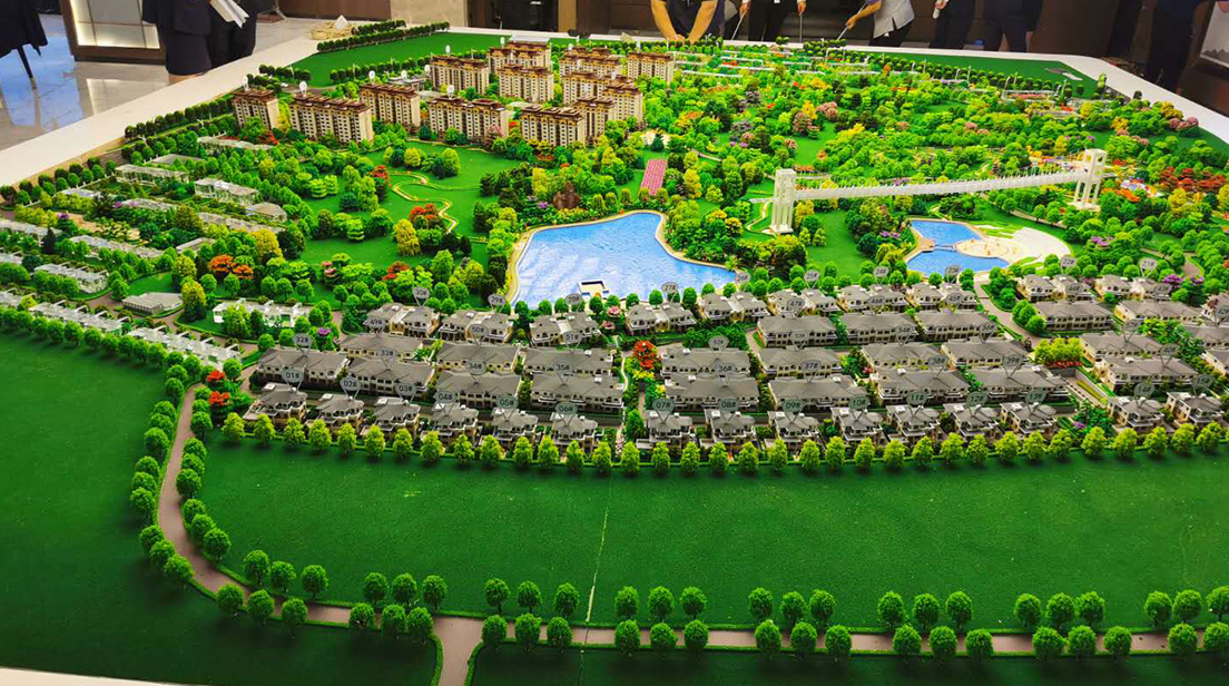 包頭麓山莊園展廳沙盤(pán)